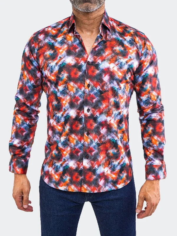 Fibonacci 3D Multi Casual Men's Loose