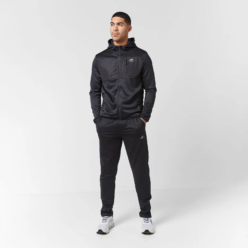 Light on Body Core Tricot Tracksuit | Black Stylish Men's Tropical 