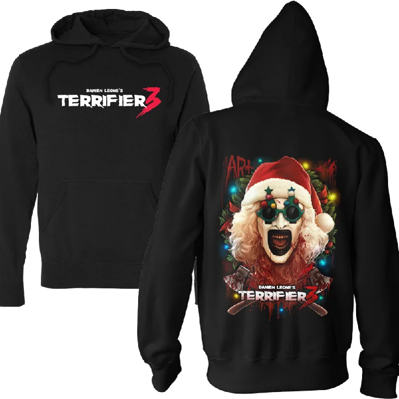 Skin - Friendly Terrifier 3 Yuletide Terror Pullover Hoodie Beach