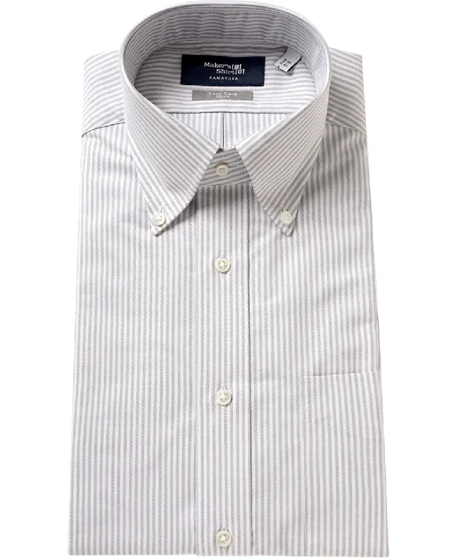 TOKYO SLIM FIT  Button Down Oxford J-Tech EASY CARE Modern Men's 