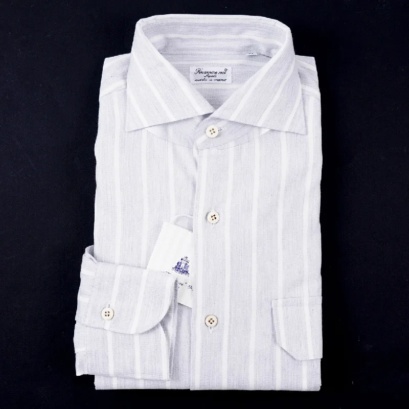 Moisture wicking Finamore Extra-Soft Cotton-Blend Shirt Sophisticated Men's 