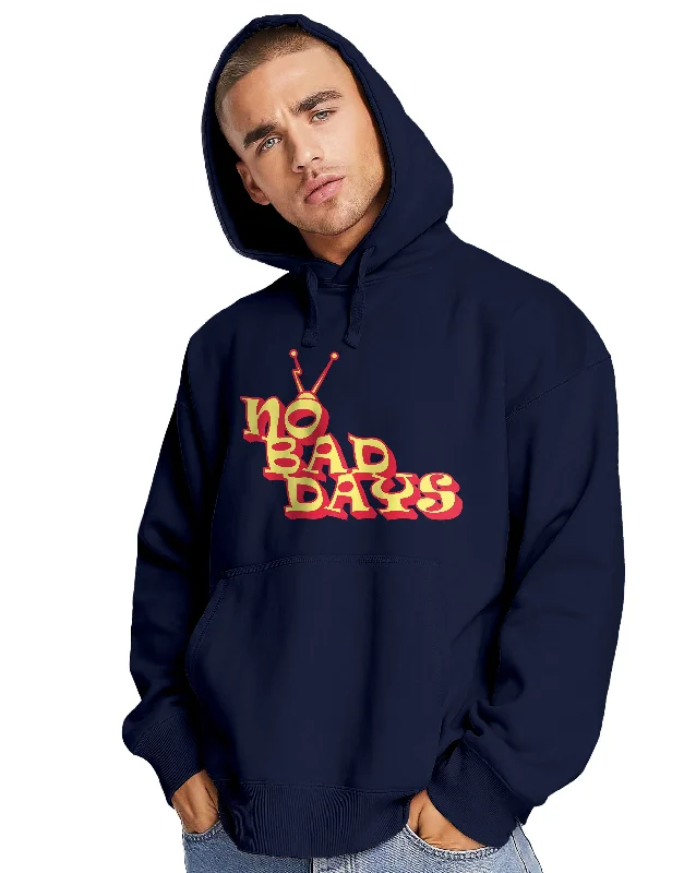 Street Art Theme No Bad Days Hoodie British Gentleman Style