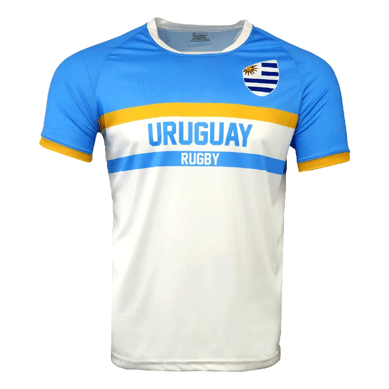 Nations of Rugby Uruguay Rugby Supporters Jersey Cozy Men's Sherpa