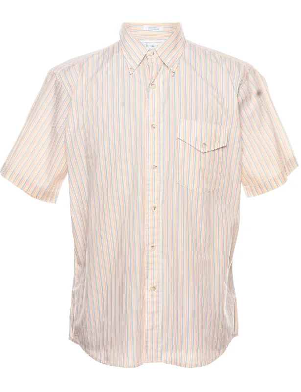 Highly breathable Striped Shirt - L Sleek Men's Metallic