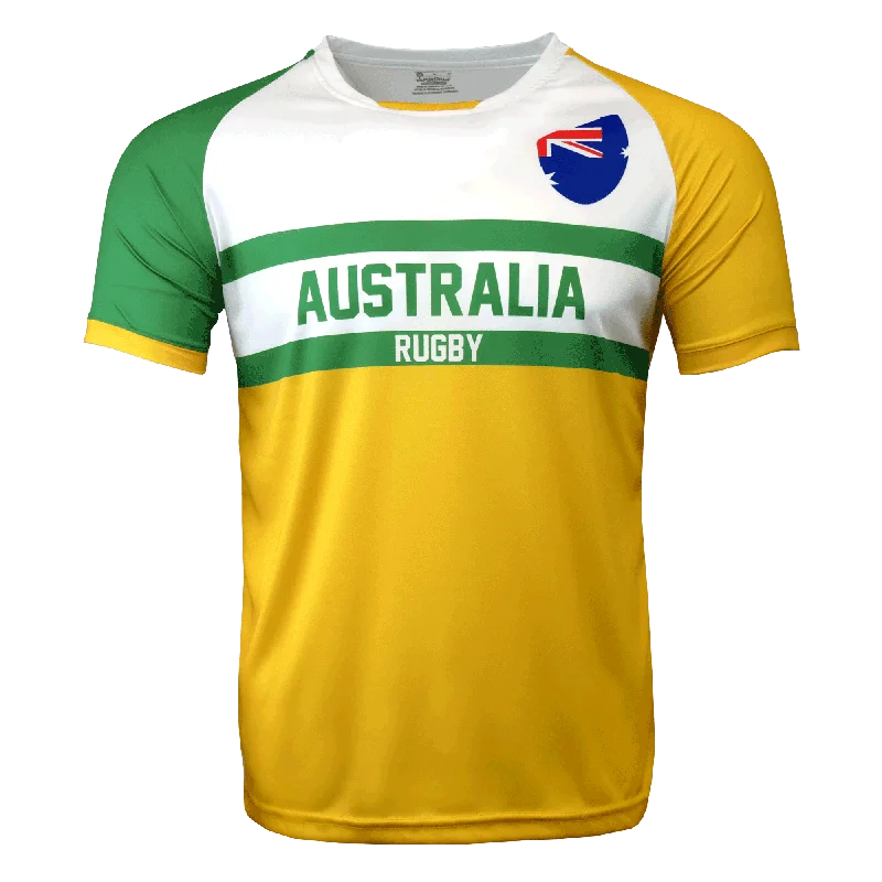 Nations of Rugby Australia Rugby Supporters Jersey Vacation