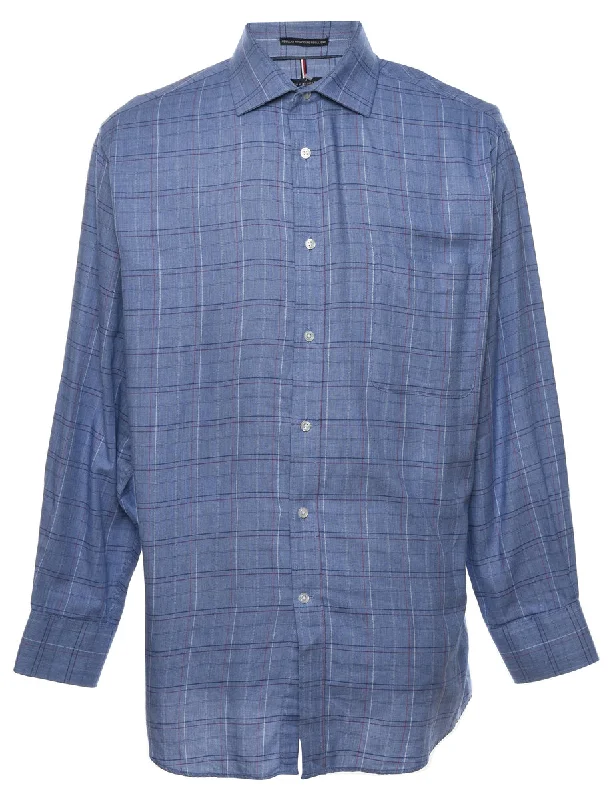 Virtual Idol Theme Tommy Hilfiger Checked Shirt - L Masculine Men's 