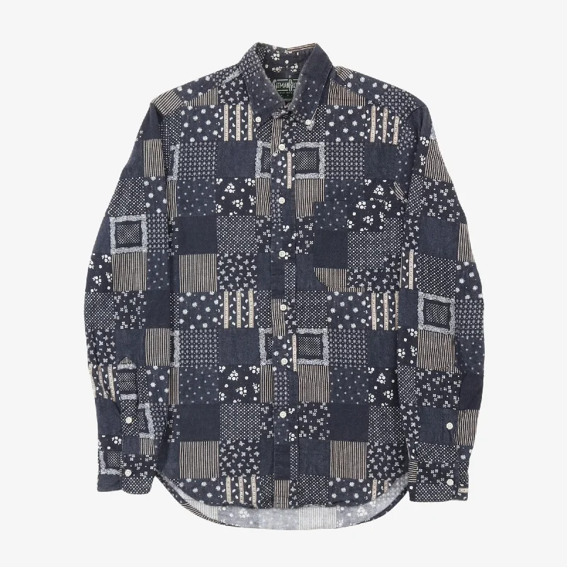 Thermal regulating Patterned BD Shirt Artistic Men's Avant