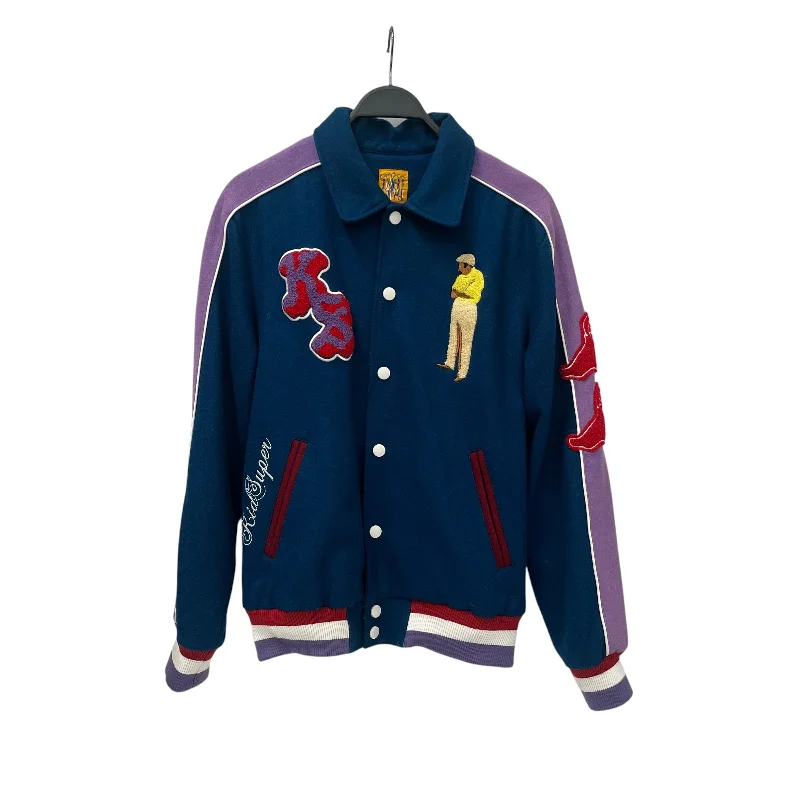 Perfect fittingKIDSUPER STUDIOS/Jacket/M/Wool/BLU/Graphic/Neighborhood Varsity Lumberjack