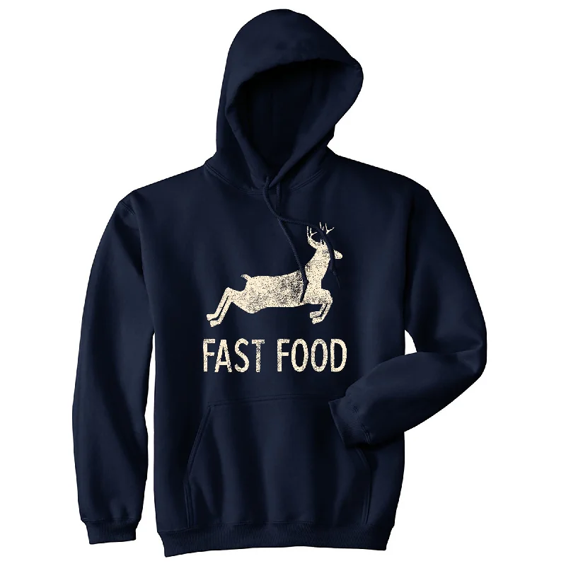 Cozy Feeling Fast Food Hoodie Youthful Men's Anime