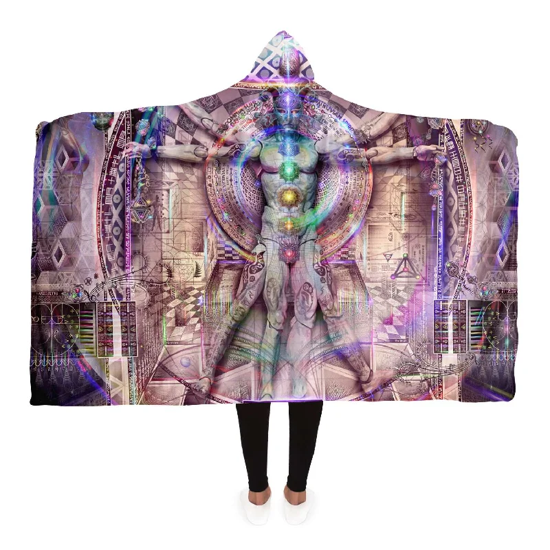 Light on Body Vitruvian Spirit Hooded Blanket Sporty Men's Athleisure 