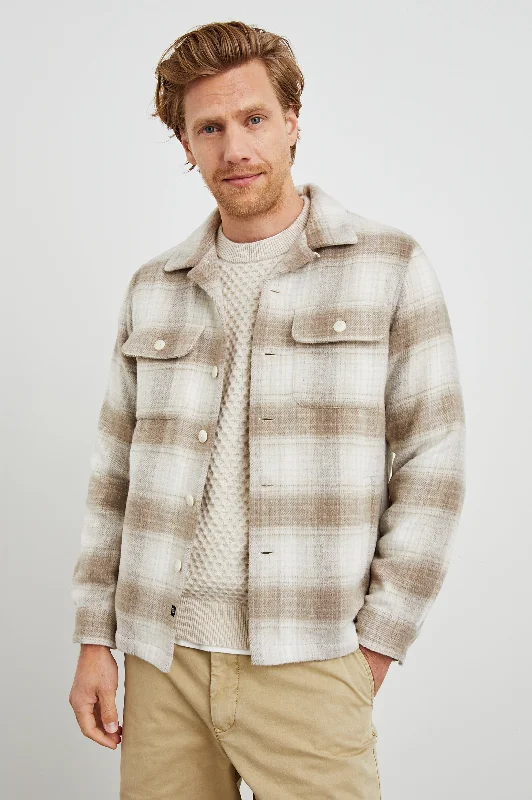 Super soft VIGGO SHIRT JACKET - LIONS MANE Cozy Men's Sherpa