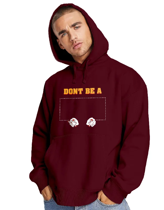 K - Pop Influence Don't Be A Square Pulp Fiction Hoodie Casual Men's Japanese 