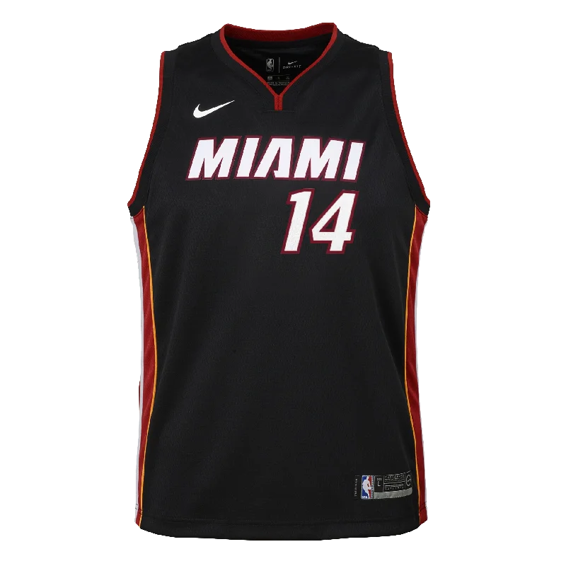 Tyler Herro Nike Toddler Icon Black Replica Jersey Stylish Men's Tropical 