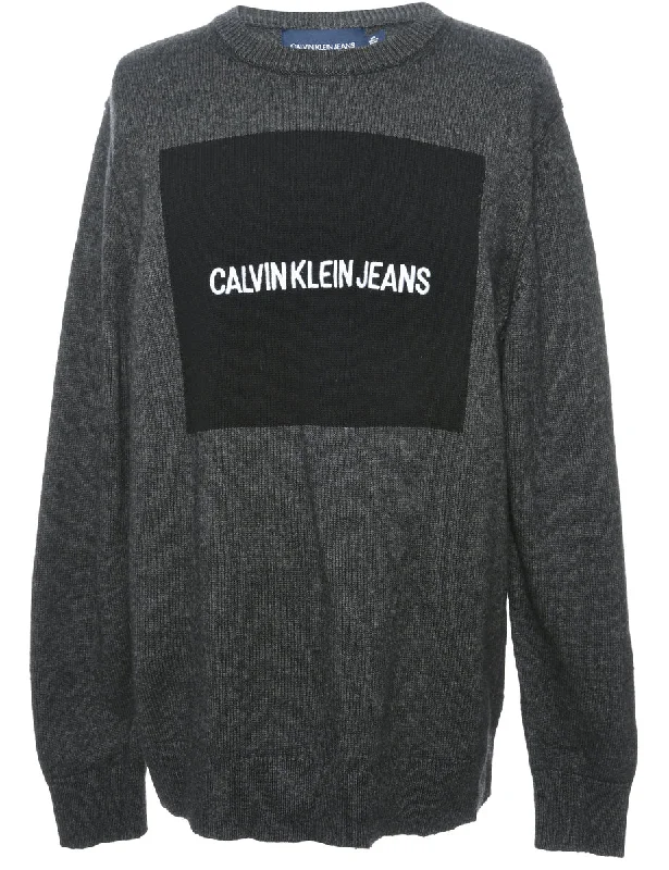 Flexible Mobility Calvin Klein Jumper - L Trendy Men's Bucket