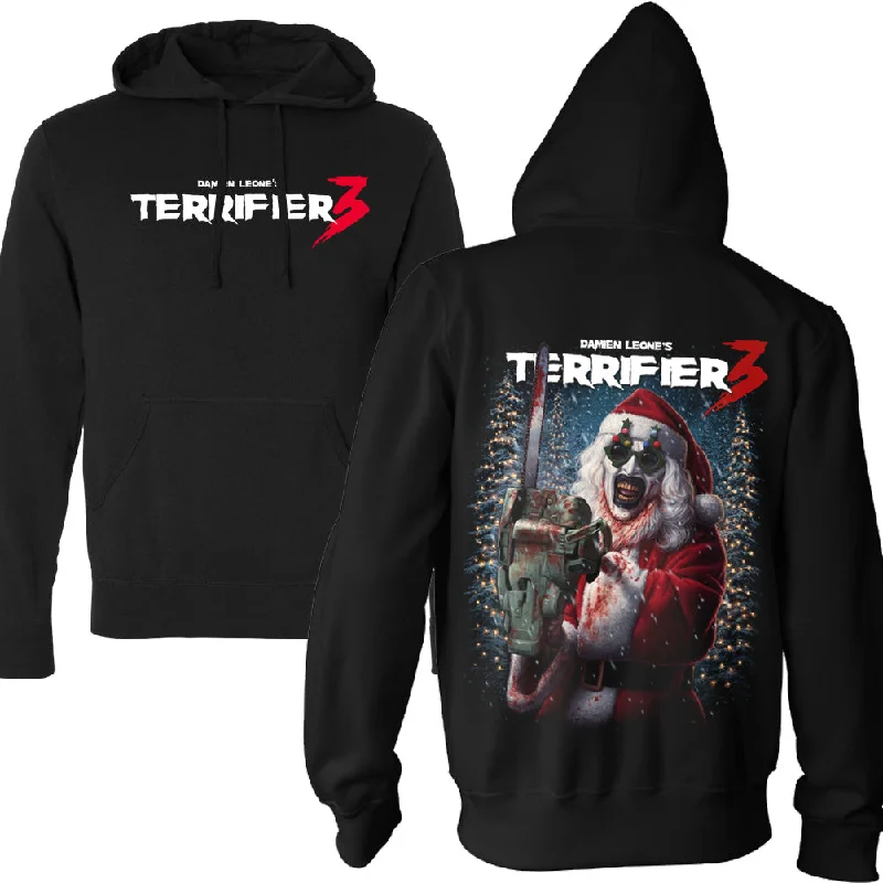 Skin - Friendly Terrifier 3 Merry Mayhem Pullover Hoodie Traditional Men's Country