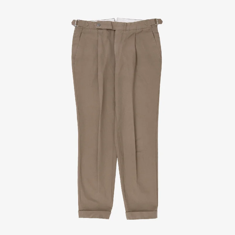 Ethnic themed Pleated Trouser Elegant Men's Cashmere