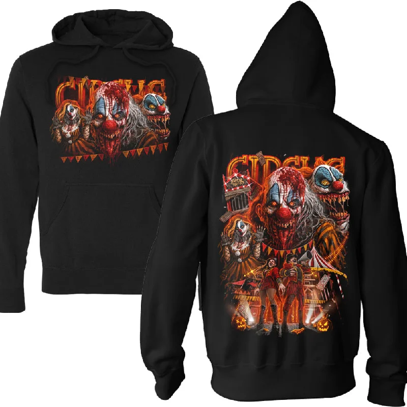 Comfort Fit The Psycho Circus Pullover Hoodie Sporty Men's Athleisure 