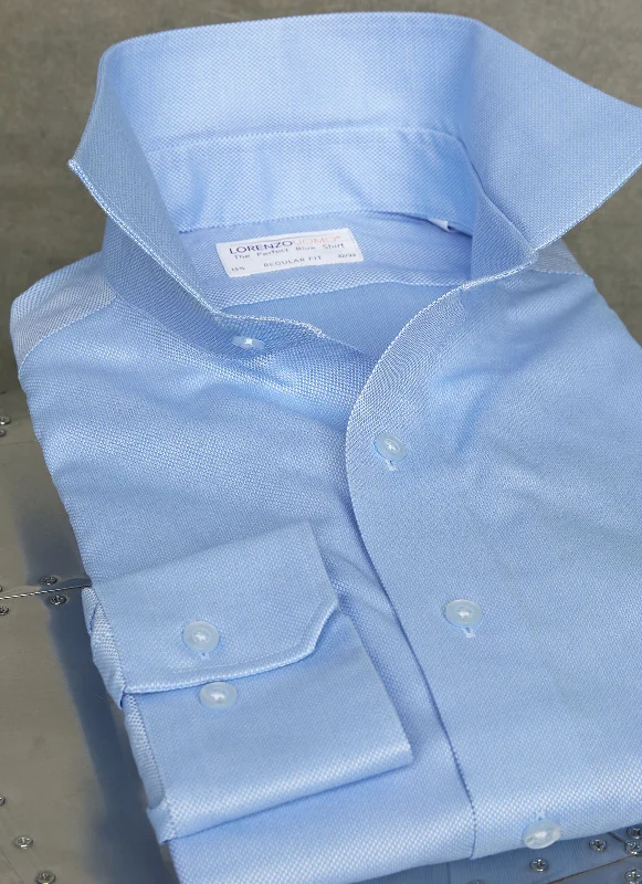 The Perfect White Shirt® in Blue-William Fullest Fit Edgy Men's Punk