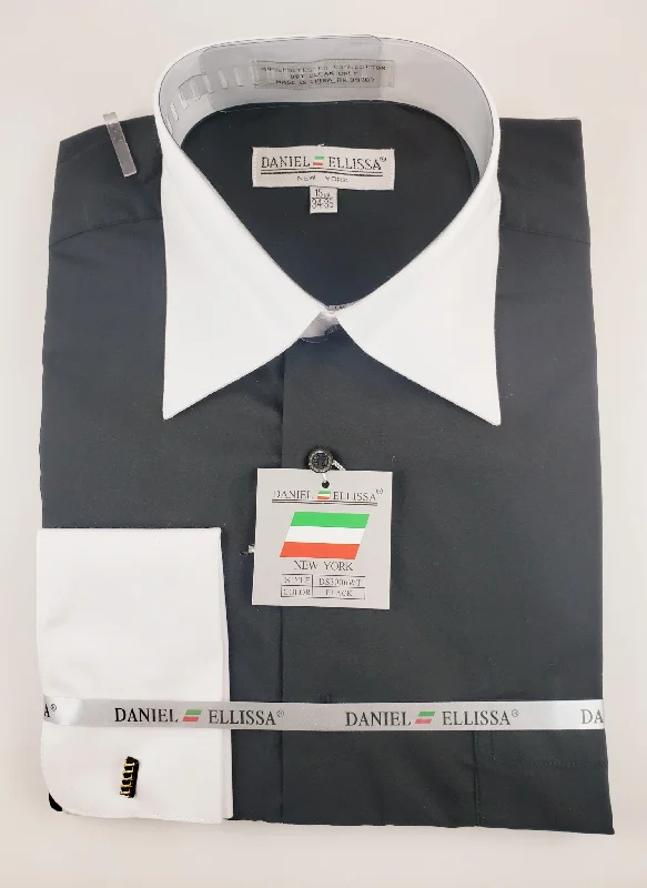 Daniel Elissa Two tone Dress Shirt Refined Men's Classic 