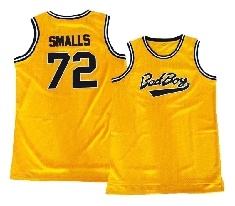 Biggie Smalls #72 - Bad Boy - Notorious B.I.G. Jerseys Modern Men's Geometric