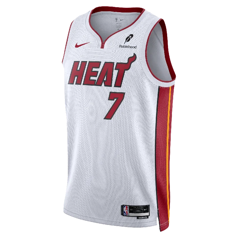 Kel'el Ware Nike Miami HEAT Association White Youth Swingman Jersey British Gentleman Style