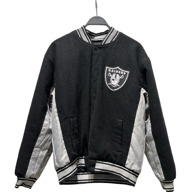 Ultra warm RAIDERS/Souvenir Jkt/Wool/BLK/REVERSIBLE Bohemian Men's Free