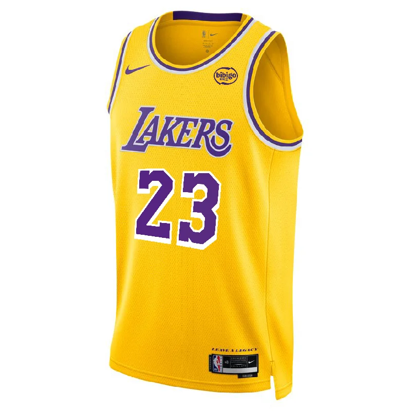 Los Angeles Lakers LeBron James #23 Icon Swingman Jersey Trendy Men's Oversized