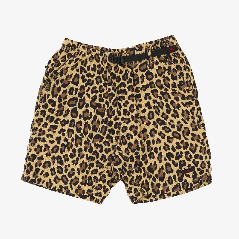 Sub cultural Leopard Print Shorts Tailored