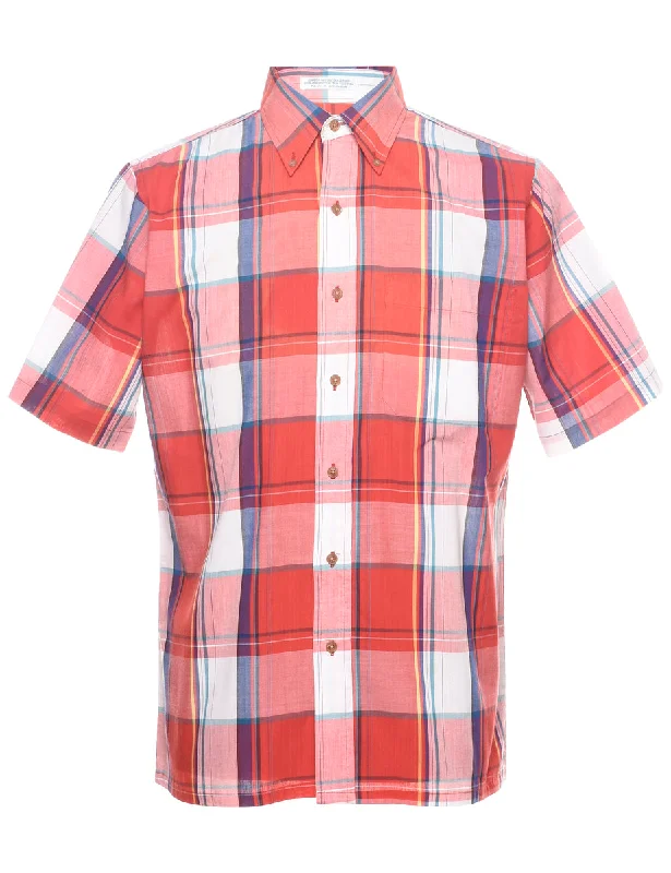 Gale Resistant Arrow Checked Shirt - M Stylish Men's Neon