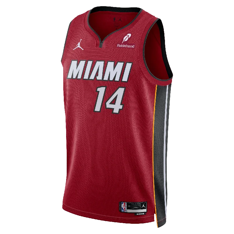 Tyler Herro Nike Jordan Brand Statement Red Swingman Youth Jersey Modern Men's Geometric