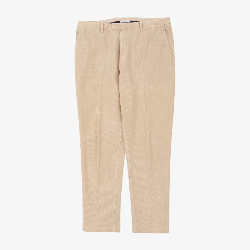 Pop culture - inspired Corduroy Chino Trousers Bold Men's Animal