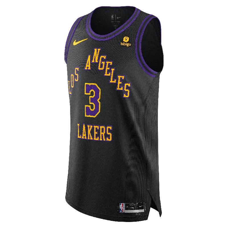 Lakers CE23 Davis Authentic Jersey Refined Men's Velvet