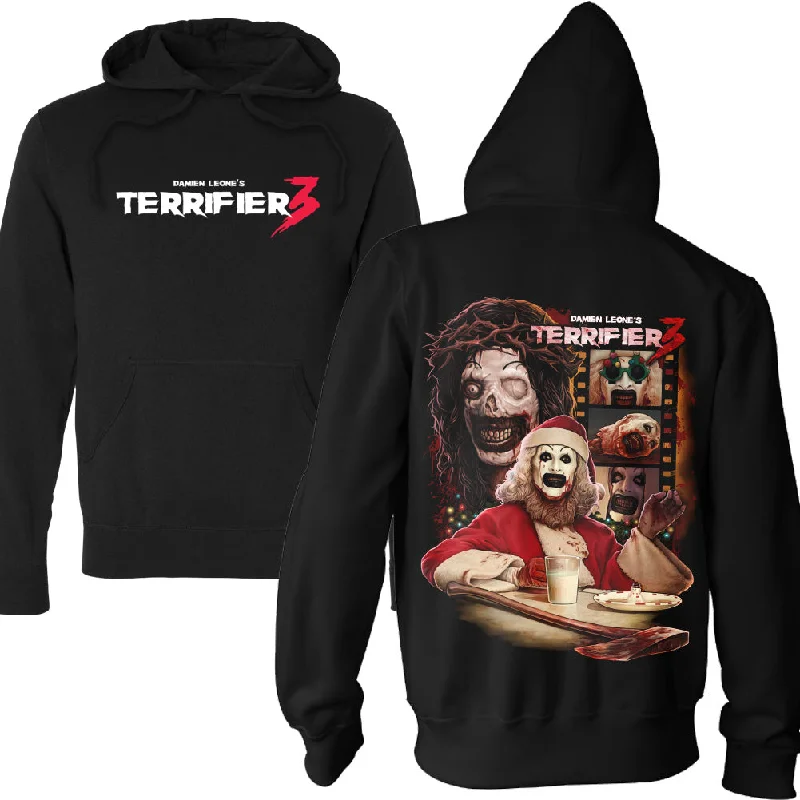 Skin - Friendly Terrifier 3 Night Before Killmas Pullover Hoodie Youthful Men's Anime