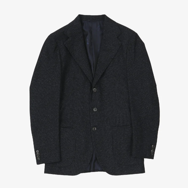 Pop culture - inspired Wool-Silk Suit Elegant Men's Cashmere