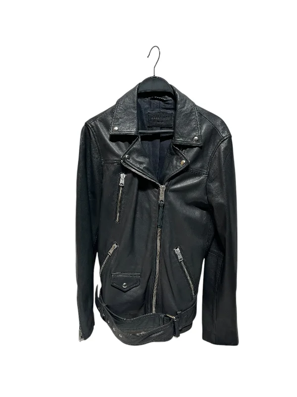 Air Permeable ALLSAINTS/Leather Jkt/M/Leather/BLK/All Saints Black Leather Jkt M Street