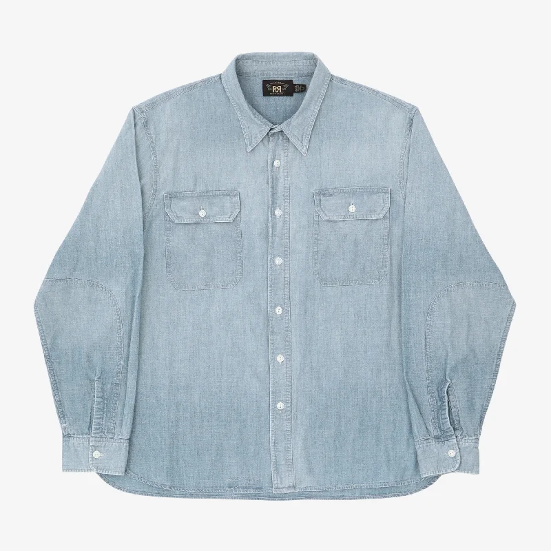 Warm keeping Denim Western Shirt Practical Men's Quick