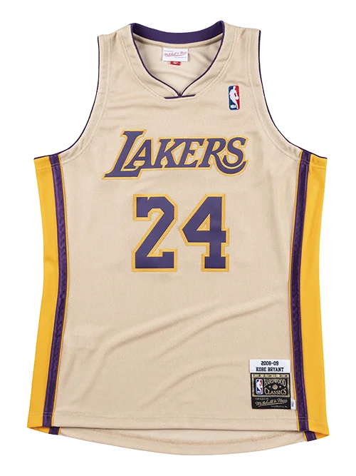 Kobe Bryant 2008-09 Authentic Los Angeles Lakers Jersey Youthful Men's Pop