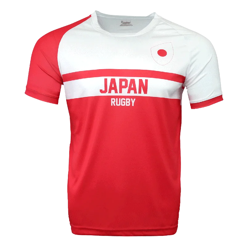 Nations of Rugby Japan Supporters Jersey Edgy Men's Punk