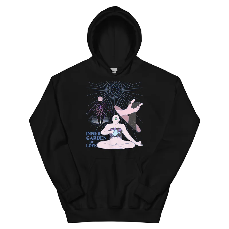 Retro Gaming Inner Garden Of Love Graphic Hoodie Organic