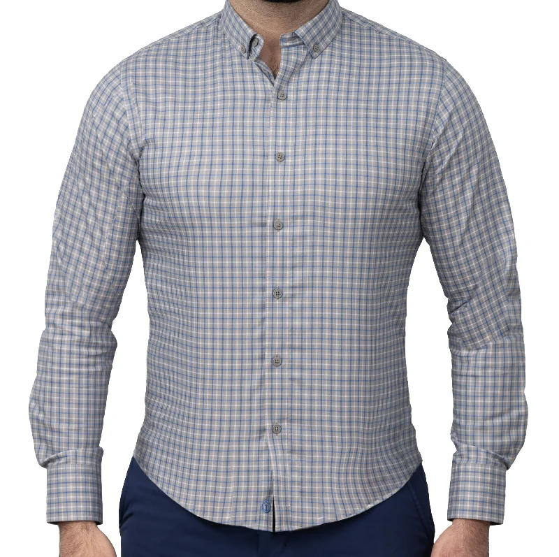 untuck(able) Clay Windowpane Sophisticated Men's 