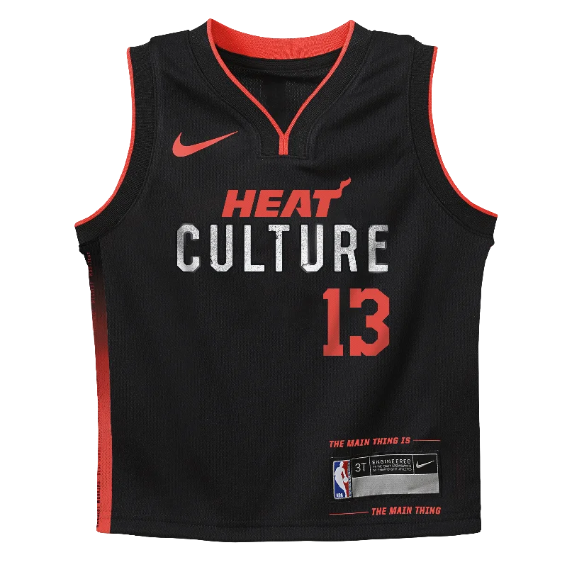 Bam Adebayo Nike HEAT Culture Kids Replica Jersey Traditional Men's Country