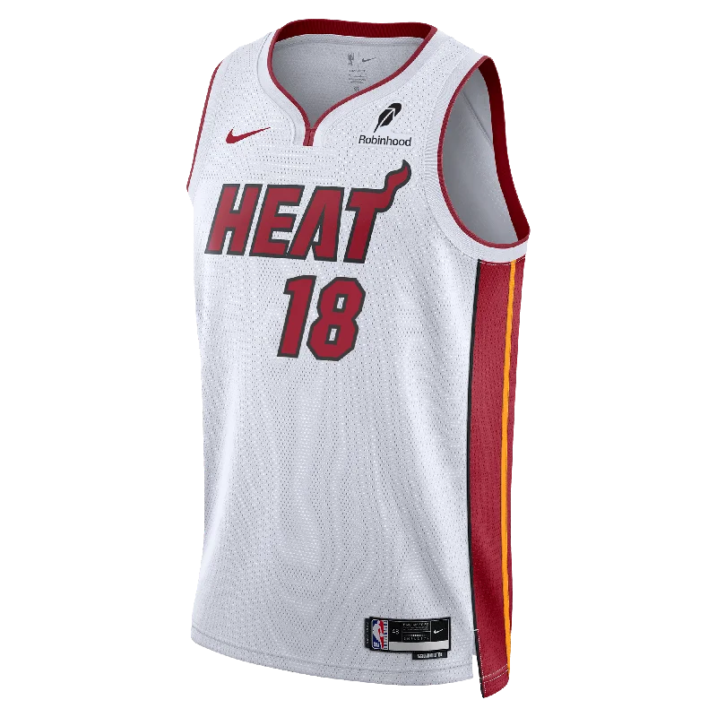 Alec Burks Nike Miami HEAT Association White Youth Swingman Jersey Refined Men's Classic 