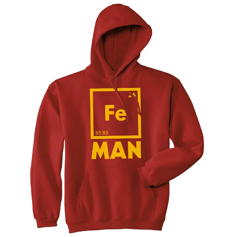 Cozy Feeling Iron Man FE Hoodie Practical Men's Quick