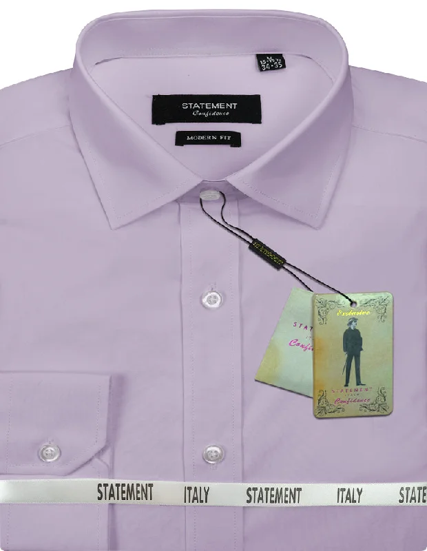 MODERN FIT LAVENDER BASIC DRESS SHIRT Dynamic Men's Moto