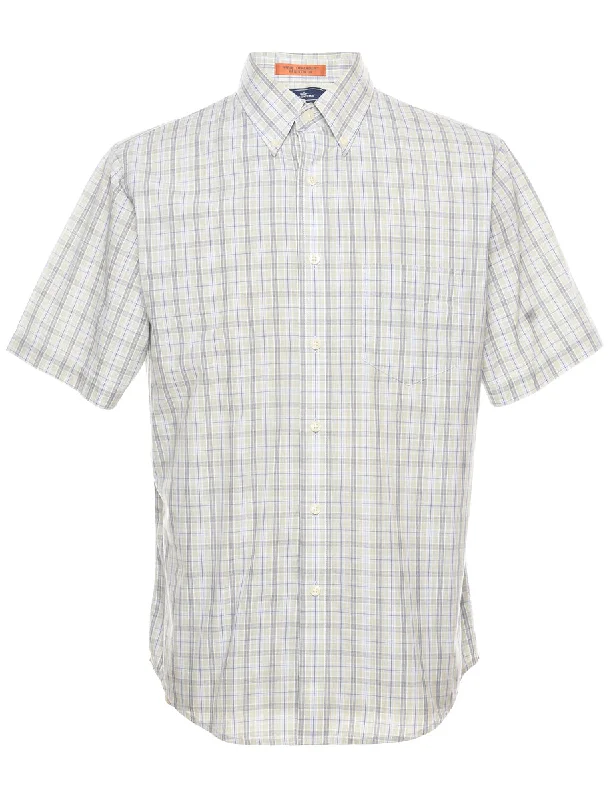 E sports Style Dockers Checked Shirt - M Laid