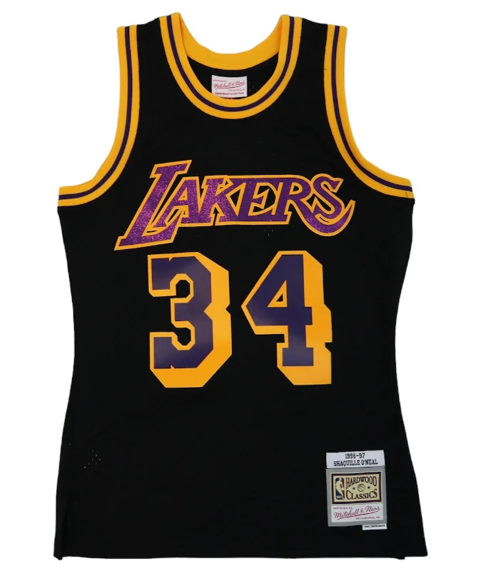 LAKERS ONEAL GLITTER SWINGMAN JERSEY Earthy Men's Sustainable 