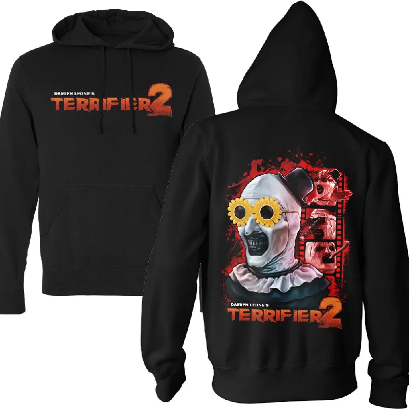 Hip - Hop Style Terrifier 2 Class Clown Pullover Hoodie Streetwear Style