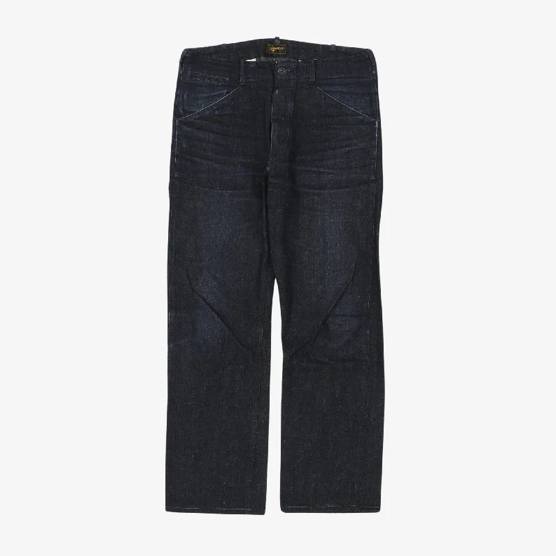 Sustainable fashion oriented Denim Pant Hip Men's Urban