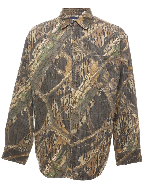 Highly breathable Camouflage Print Shirt - L Artistic Men's Avant