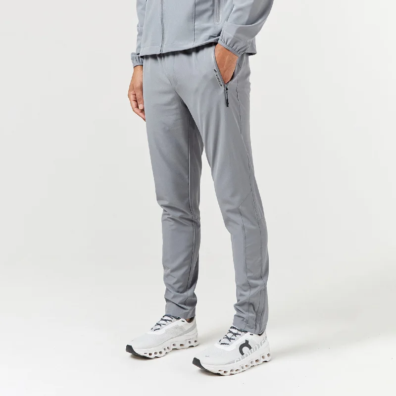 Anime Inspired Tech Pocket Training Pant | Mid Grey Edgy Men's Punk